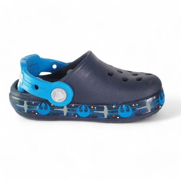Crocs Star Wars Luke Skywalker Outdoor Clogs Multicolor Youth Kids C7 - Picture 7 of 10